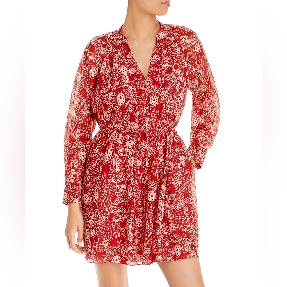 Rebecca Taylor - red print dress
